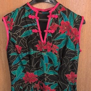 Asian Inspired Custom Christmas Dress- Unique! Stunning!